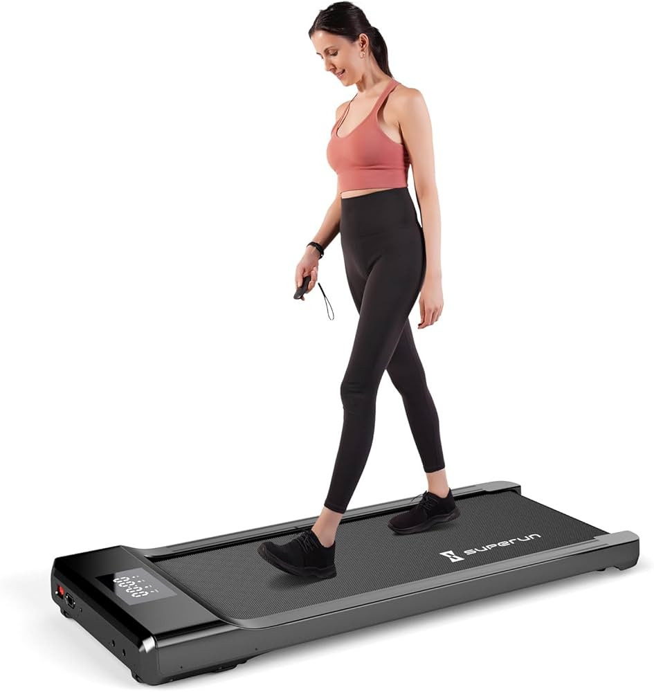 SupeRun Walking Pad Quiet, 2 in 1 Under Desk Treadmill, Walking Pad Treadmill Under Desk with 300... | Amazon (US)