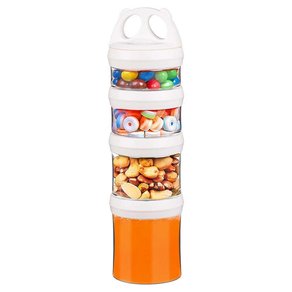 SELEWARE Portable Stackable Food Storage Containers for Snacks Formula Powder and Drinks Twist Lo... | Amazon (US)
