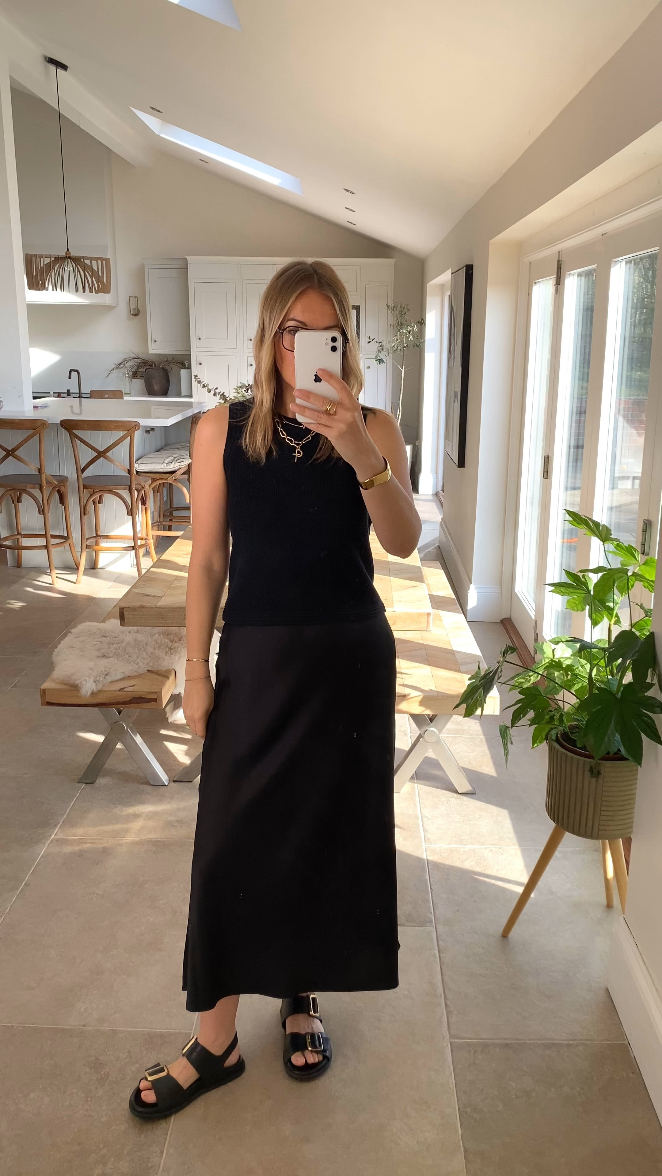 Perfect pairing - the knitted tank and bias skirt. 
Wearing a large in both 
Regular length in skirt 

Spring outfit 
Skirt outfit 


#LTKuk #LTKspring #LTKFashionMonth