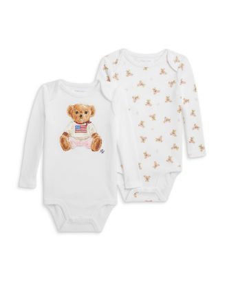 Polo Bear Cotton Bodysuit - Baby, Pack of 2 | Bloomingdale's (US)