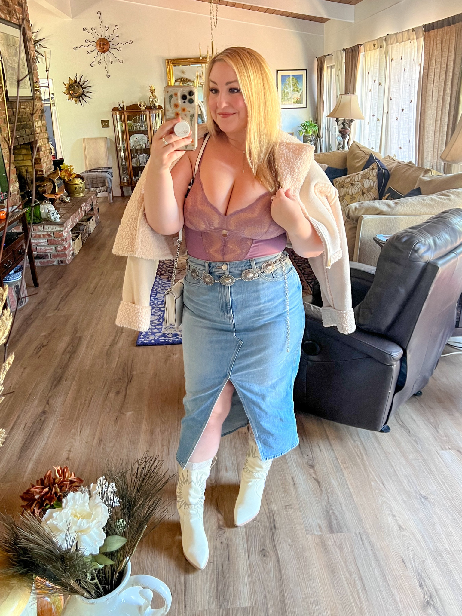 Sherpa shearling whatever you want to call it is everywhere right now as we get chilly! Linked some super affordable options! Literally can be added to any outfit! 

#LTKmidsize #LTKfindsunder50 #LTKfindsunder100