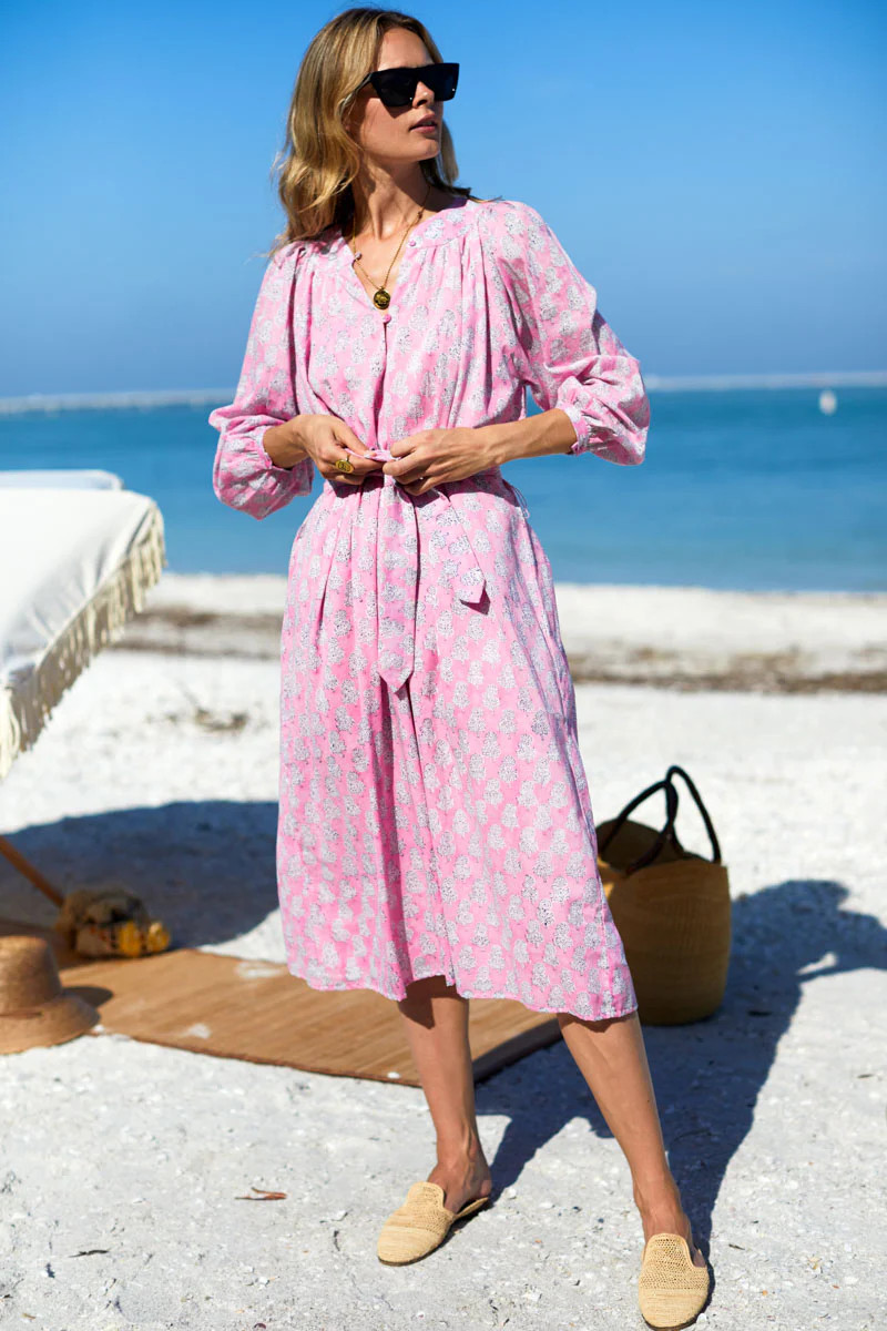 Olympia Caftan - Little Marigolds - Aurora | Emerson Fry