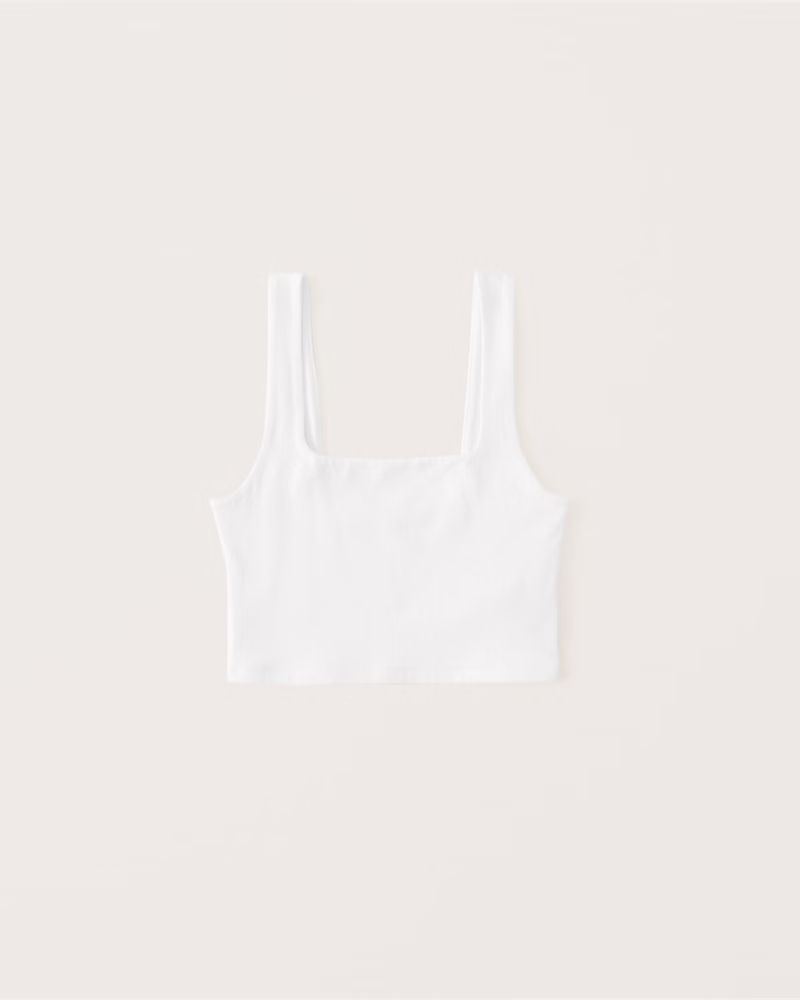 90s Cotton Seamless Fabric Tank | Abercrombie & Fitch (US)