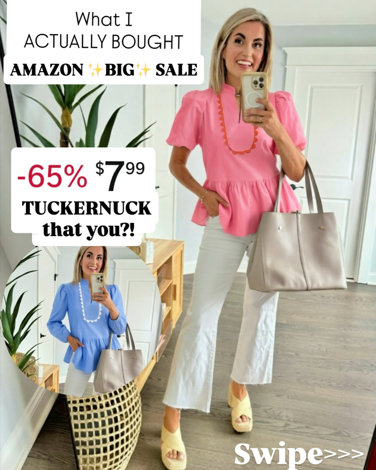 $12 AMAZON✨BIG SPRING SALE  🌸Deals you’ll Love!👌 $12 shoes, $12 2 Piece Sets, $14 denim , $10 home and more  deals that will blow your mind!✨


✨SIZING✨Everything is petite friendly I’m 5’2” 125lbs wearing small top/dress and small/4 bottoms 
.
#ad #founditonamazon @amazon finetoo, cool cute, 
Amazon big spring sale, Amazon dress, Amazon shorts, Amazon look for less, spring dress, white denim, mom shorts, two piece sets, travel outfit, resortwear, finetoo, cool cute, comfy bras, basics Athleisure, Walmart jeans, spring clothes, found it on Amazon, spring dress, spring shoes, target shoes, sandals, shoes, SPANX, Walmart finds, 2 piece set, sale, Skincare, anti aging skin care, pdrn, red light therapy,  jeans,, 

#LTKWorkwear #LTKSaleAlert #LTKPetite