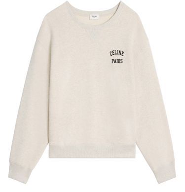 Loose sweatshirt in cotton fleece - CELINE | 24S (APAC/EU)
