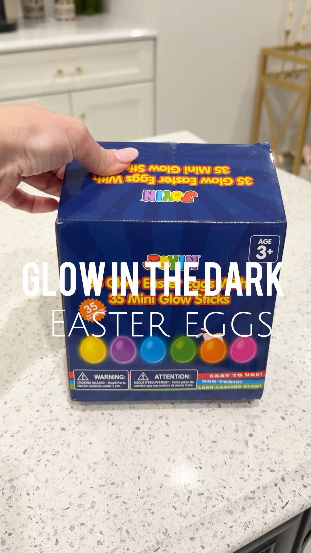 Glow in the dark Easter eggs