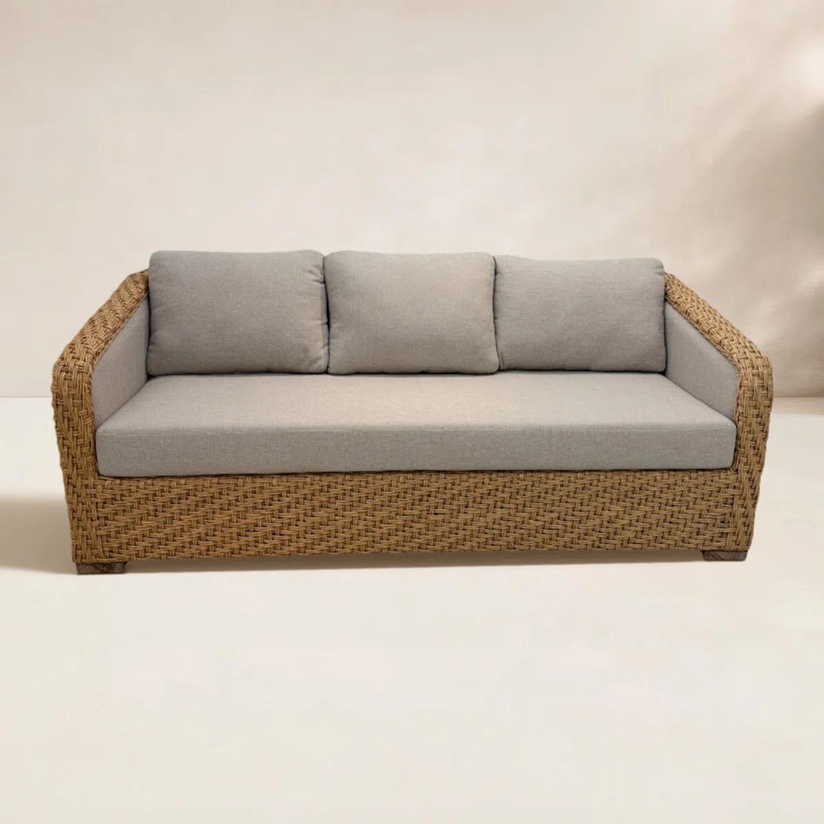 Edicott 80'' Wide Straight Patio Sofa with Cushions | Wayfair North America