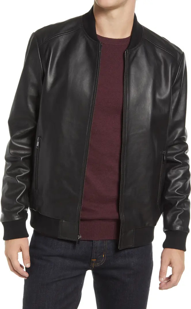 Nordstrom Leather Bomber Jacket | Nordstrom | Nordstrom