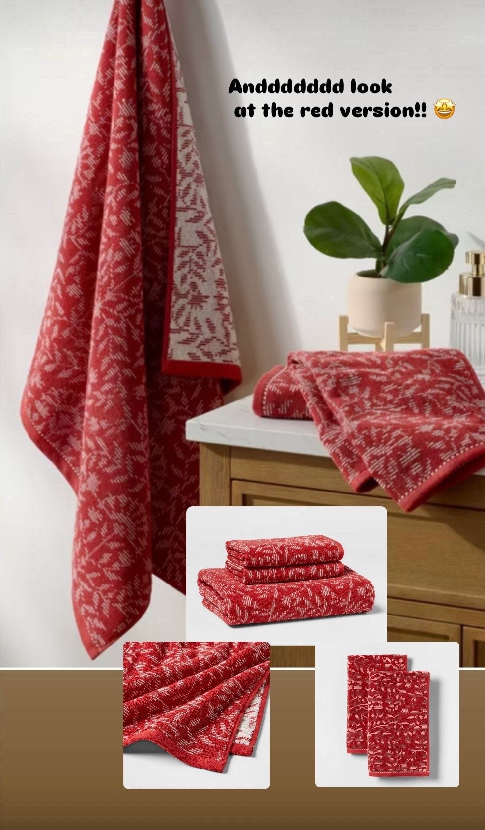 Another thing I love about these “coverlet look” towels is that the hand towels have a loop for hanging!! ♥️


#LTKHome #LTKdayinmylife #LTKSeasonal