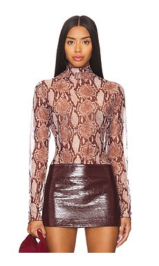 Simon Miller Wendel Mesh Top in Snake Print from Revolve.com | Revolve Clothing (Global)