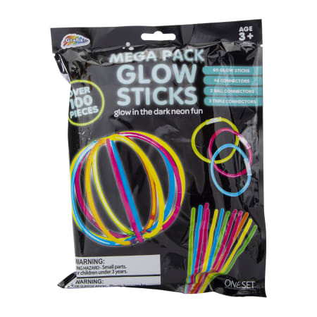 Grafix® 100-Piece Glow Stick Set | Five Below