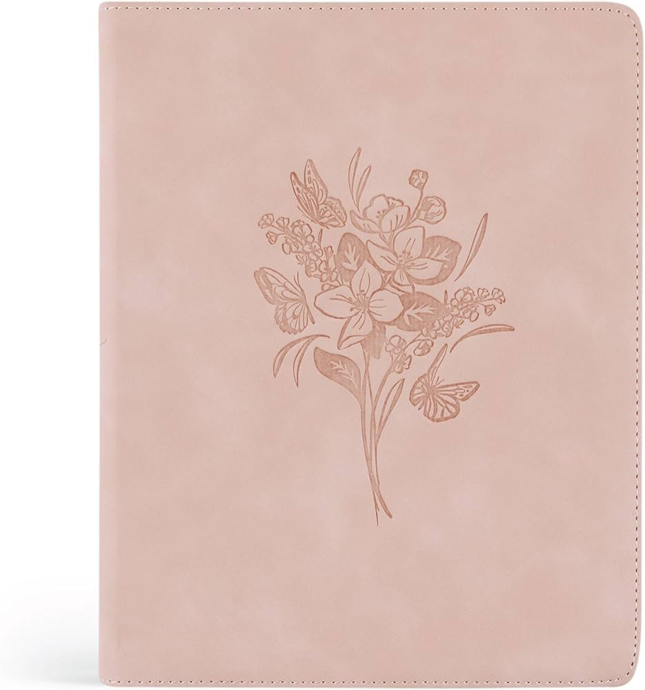 Hosanna Revival Pink Bible for Women — NLT Journaling & Study Bible with Wide Margins, Pink Lea... | Amazon (US)