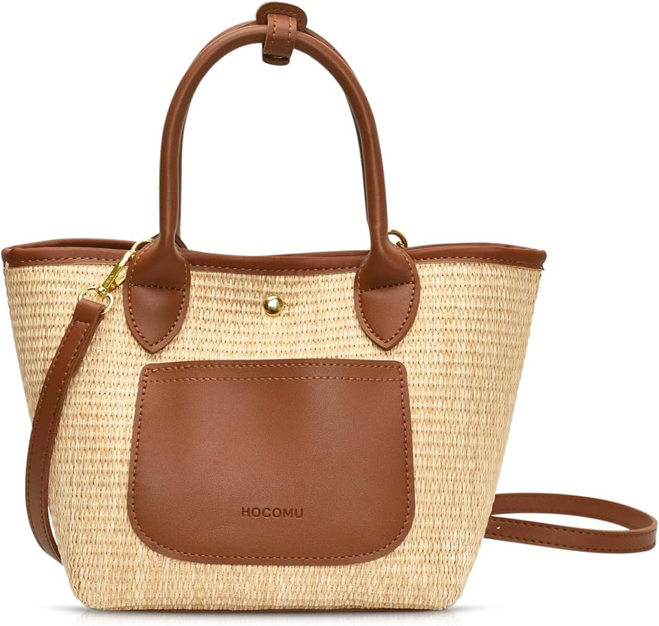 Handbag for Women, Straw Beach Bag Large Capacity, Crossbody Bag for Women Vacation Travel Daily ... | Amazon (US)