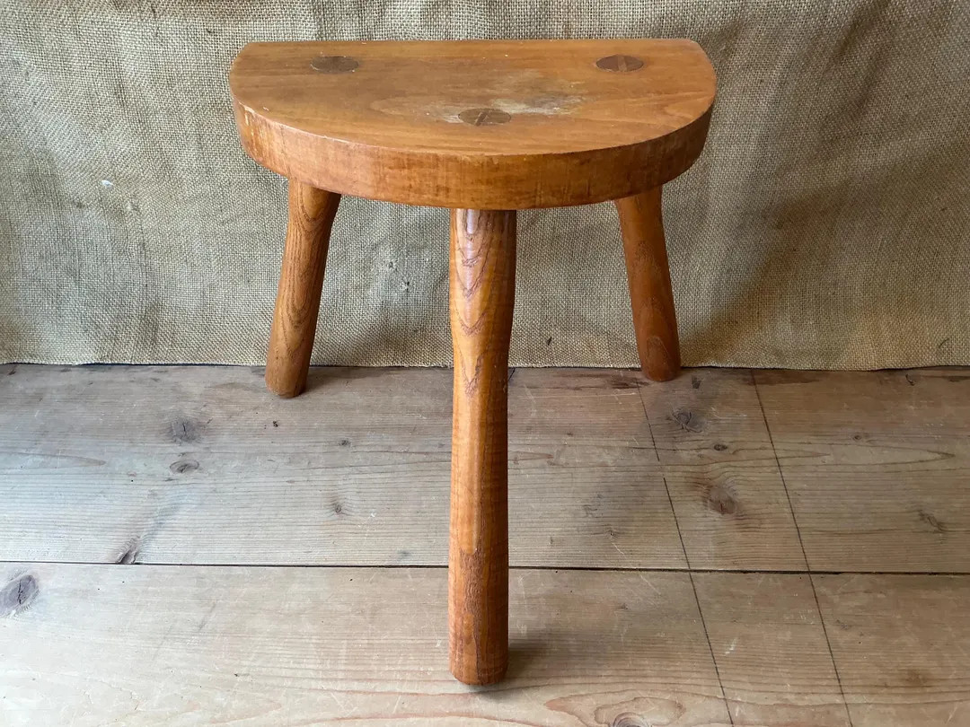 A vintage French handmade tripod stool | Etsy (US)