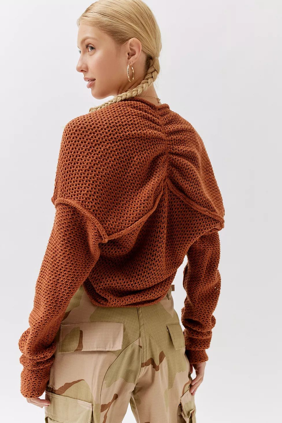 UO Tess Ruched Shrug Sweater | Urban Outfitters (US and RoW)