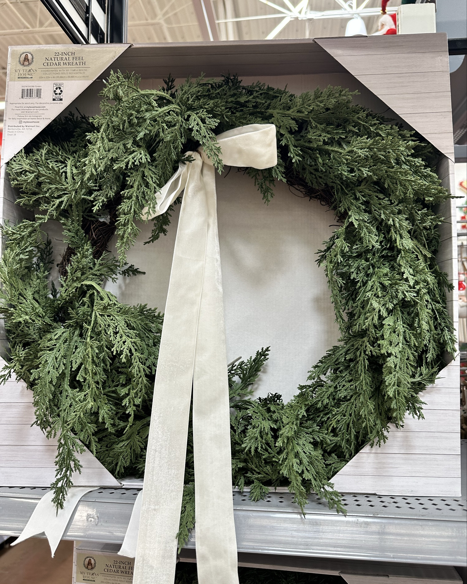 The prettiest my Texas House real touch affordable wreaths! Available in pine and cedar! 

#LTKHome #LTKStyleTip #LTKSeasonal