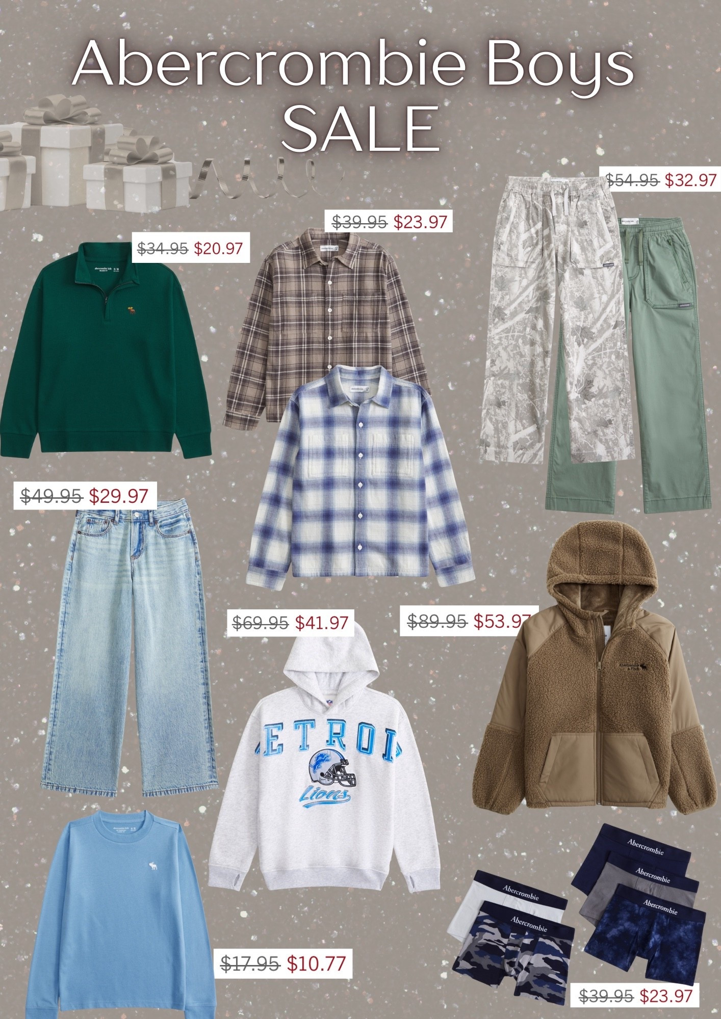 Boys Abercrombie on-sale.  So Cute!!

#LTKHoliday #LTKGiftGuide #LTKCyberWeek