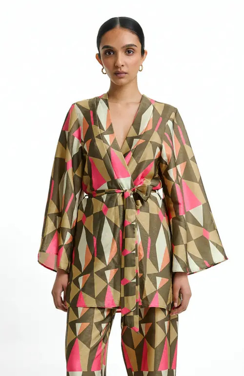 DIARRABLU Short Duster in Caru Olive at Nordstrom, Size X-Small/small | Nordstrom