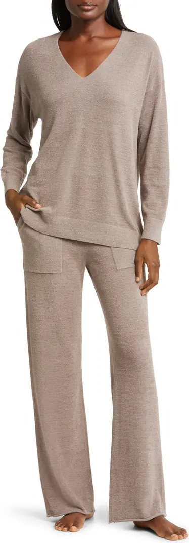 Barefoot Dreams® CozyChic™ Ultra Lite® Long Sleeve Lounge Shirt & Pants | Nordstrom | Nordstrom