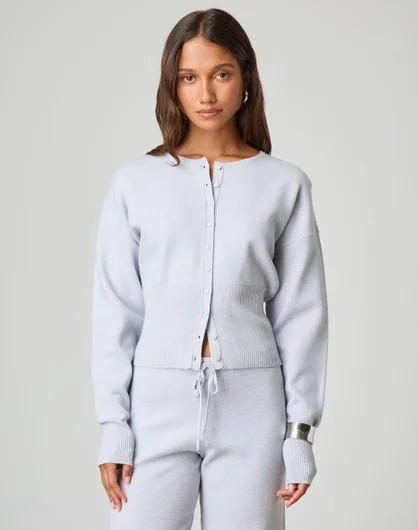 Rib Waist Knit Cardigan | Glassons (Australia)