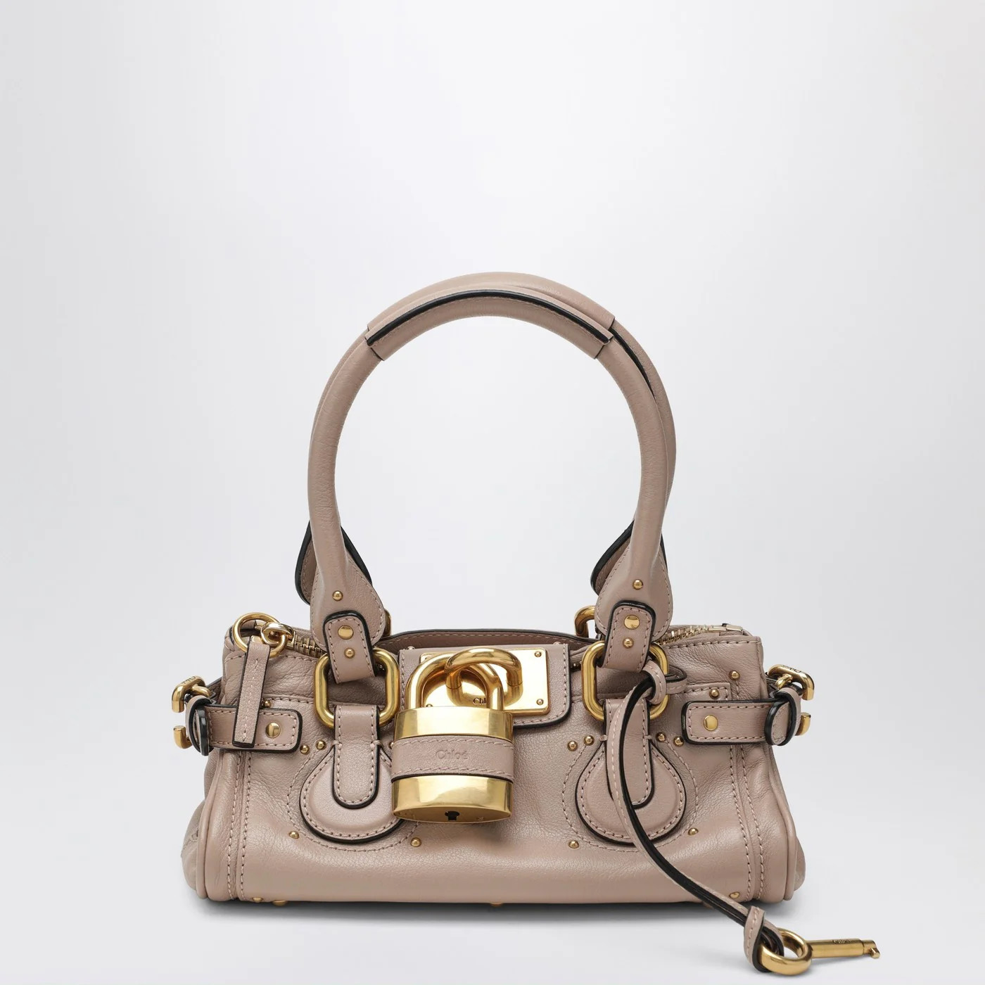 Small pink leather Paddington bag | The Double F