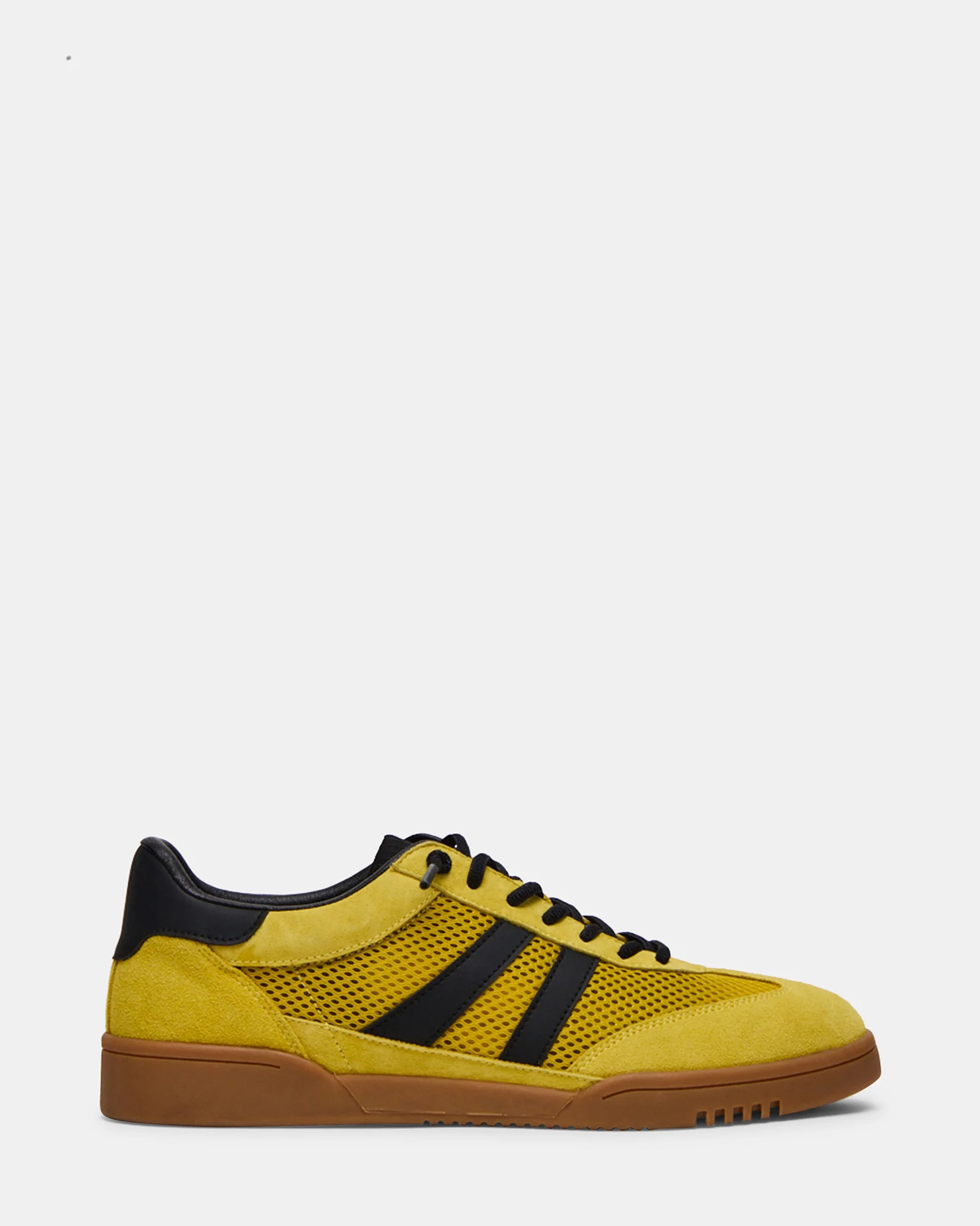 VIENTO Black/Yellow Low-Top Lace-Up Men's Sneakers | Steve Madden (US)