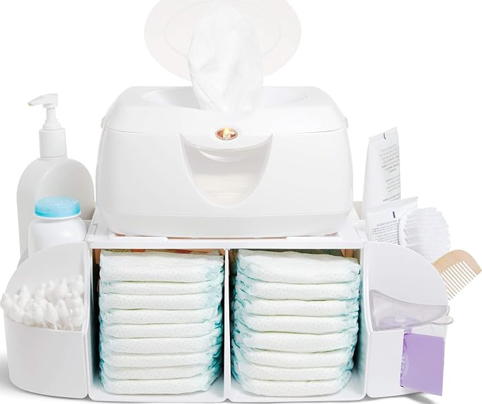 Munchkin\u00ae Diaper Change Organizer, Green/white | Amazon (US)