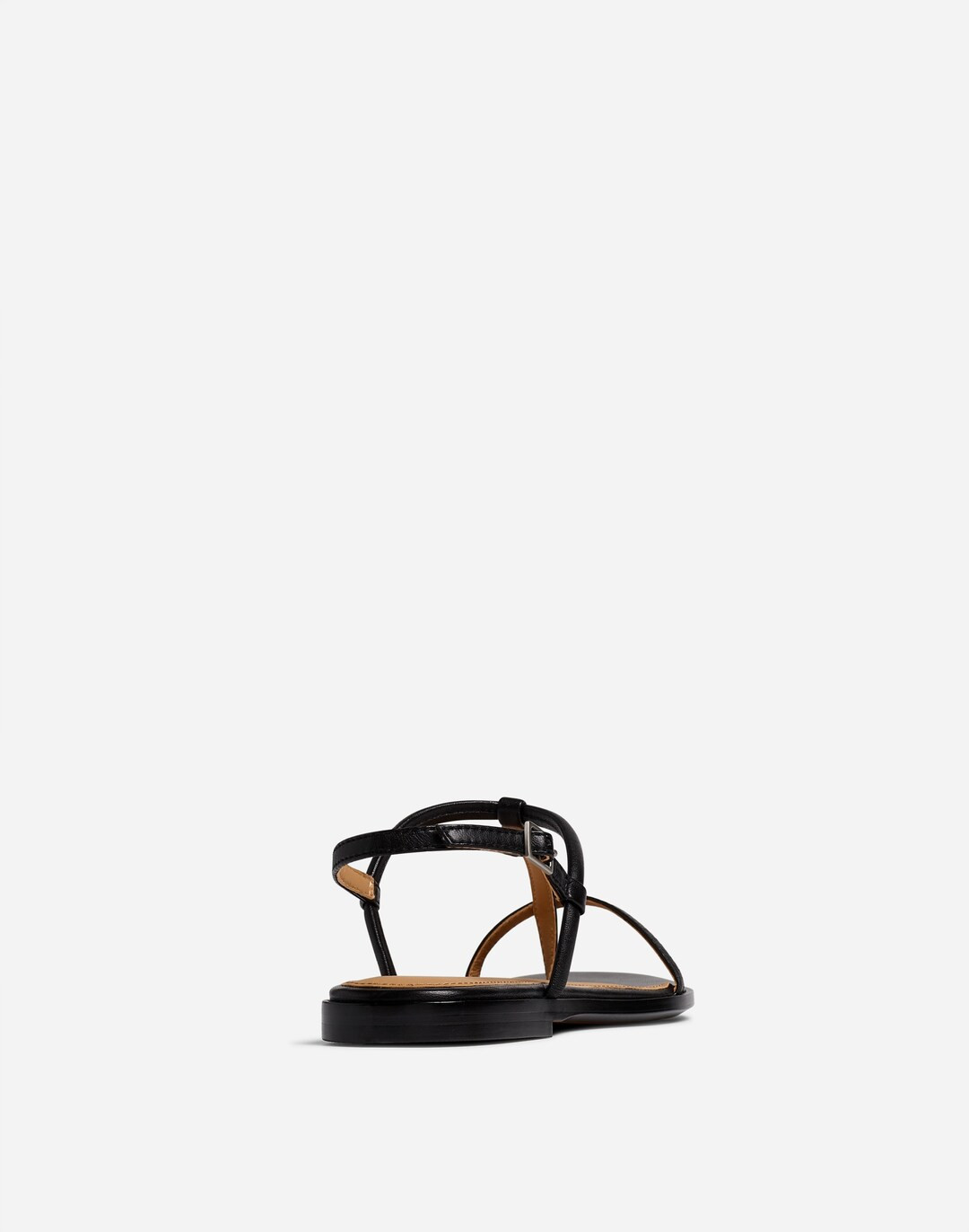 The Bev T-Strap Thong Sandal in Leather | Madewell