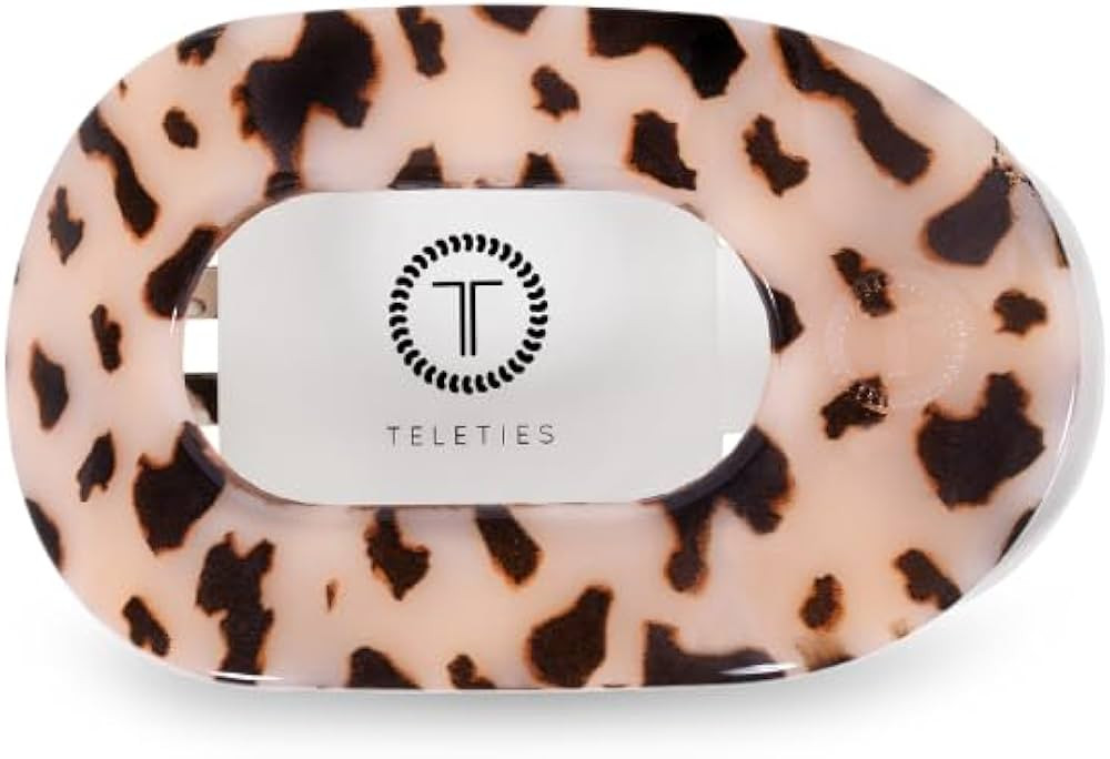 TELETIES - Medium Flat Round Clip - Strong Grip, Bendable Teeth, Comfortable Curved Design - Idea... | Amazon (US)