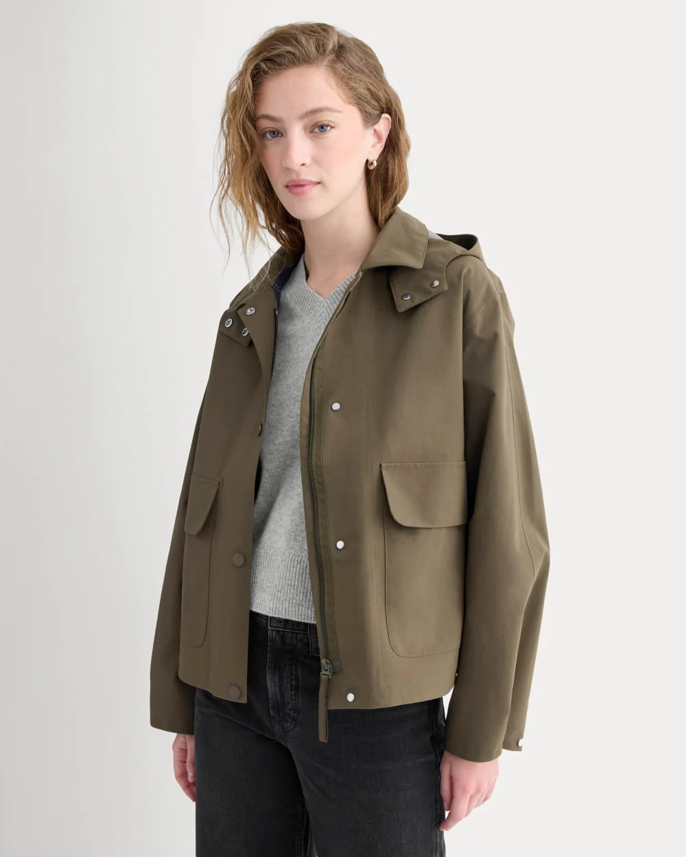 Re:Cycled Nylon Barrel Jacket | Beech | Everlane