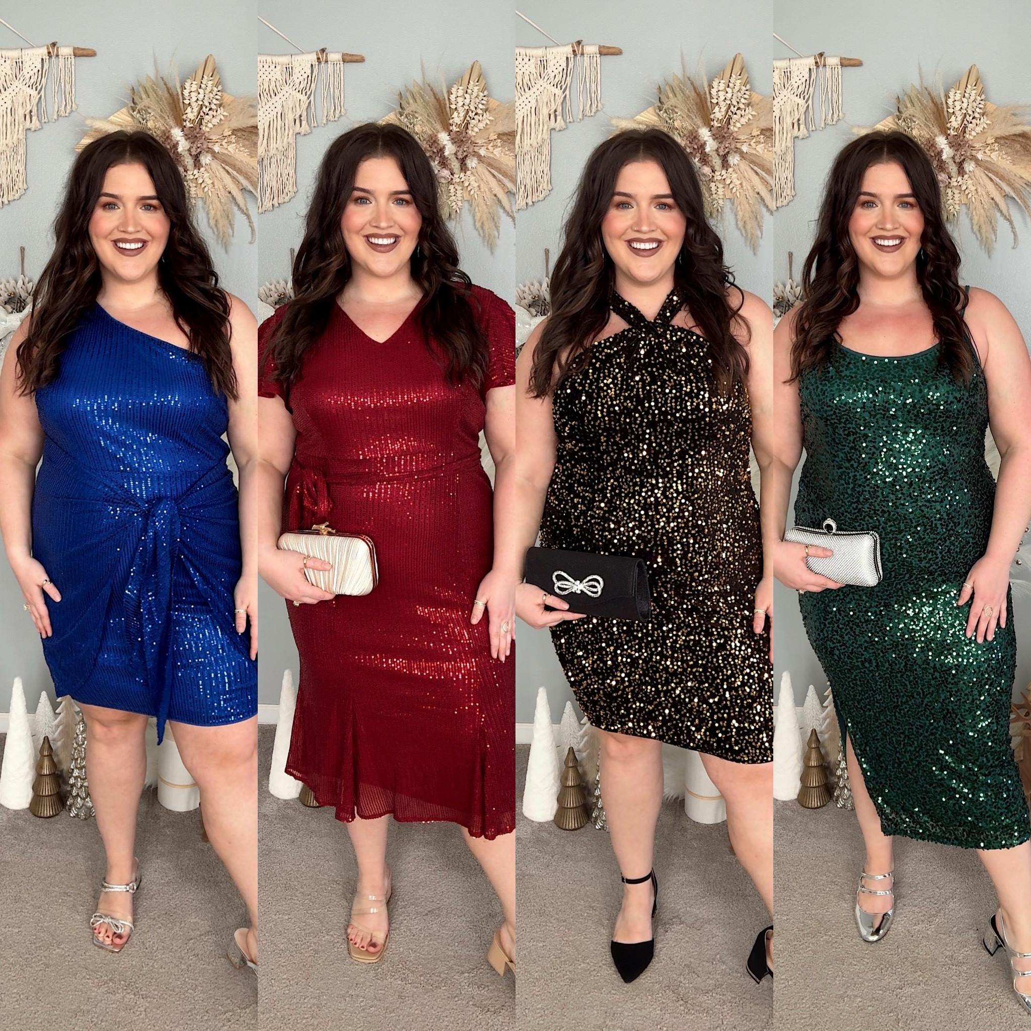 Amazon sequin holiday dresses 👗✨ Wedding guest outfit, party dress, New Year’s Eve outfit. Size 18/XXL

#LTKParties #LTKHoliday #LTKPlusSize