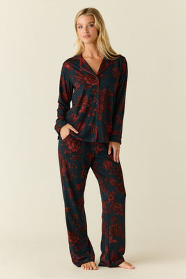 Winter Cloud Jersey PJ Set in Belladonna | MASONgrey