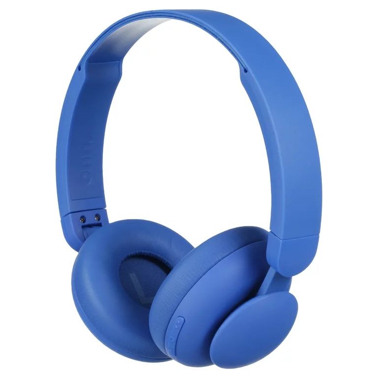 onn. Bluetooth On-Ear Headphones, Blue | Walmart (US)