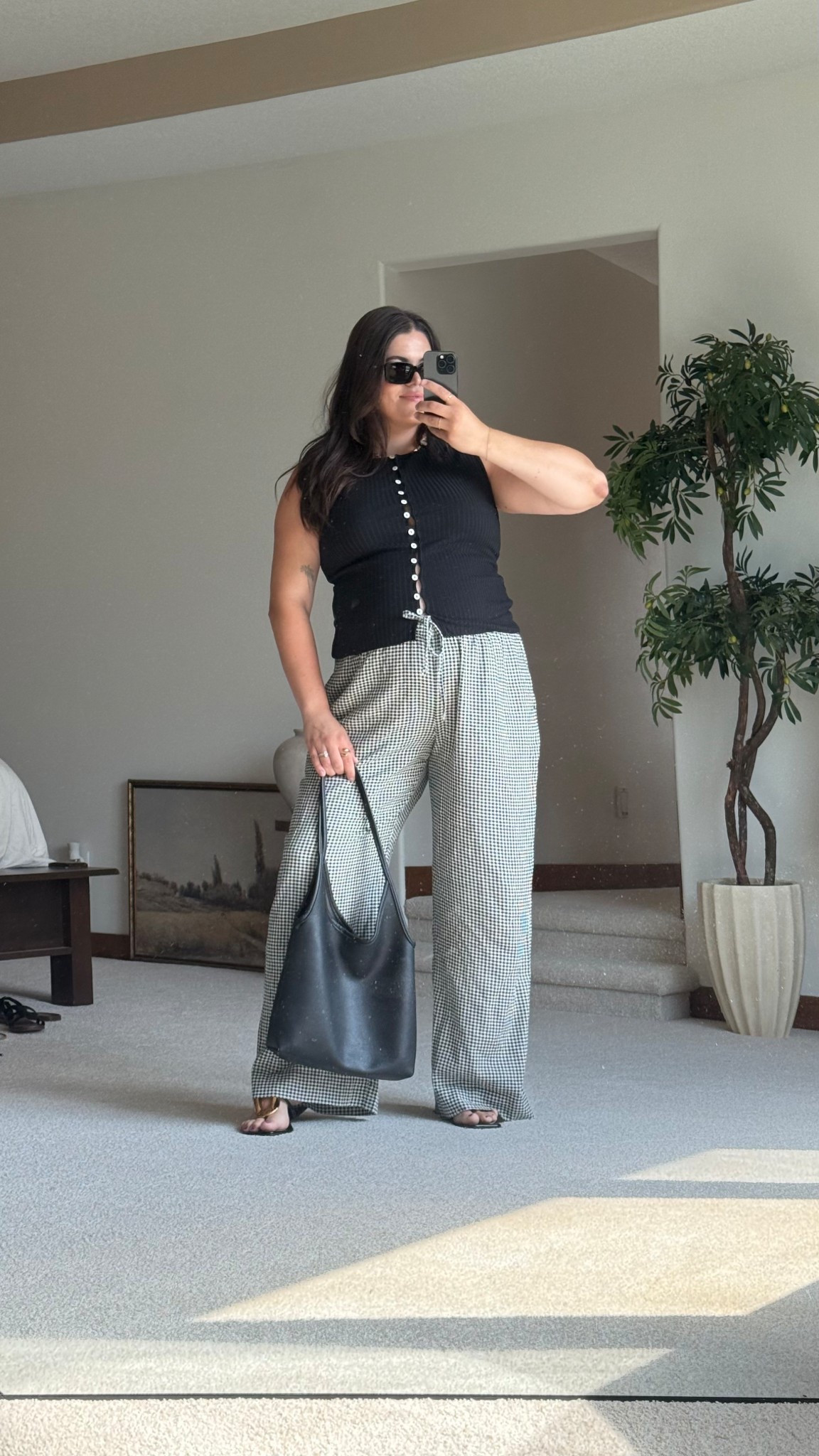 Easy lightweight summer outfit for errands a play date today! Wearing size XL in these midrise linen pants they are so comfortable

Wearing size XL in this Amazon button up top !

Friendly, maternity friendly, midsize, Mom outfit  

#LTKBump #LTKMidsize #LTKFindsUnder50