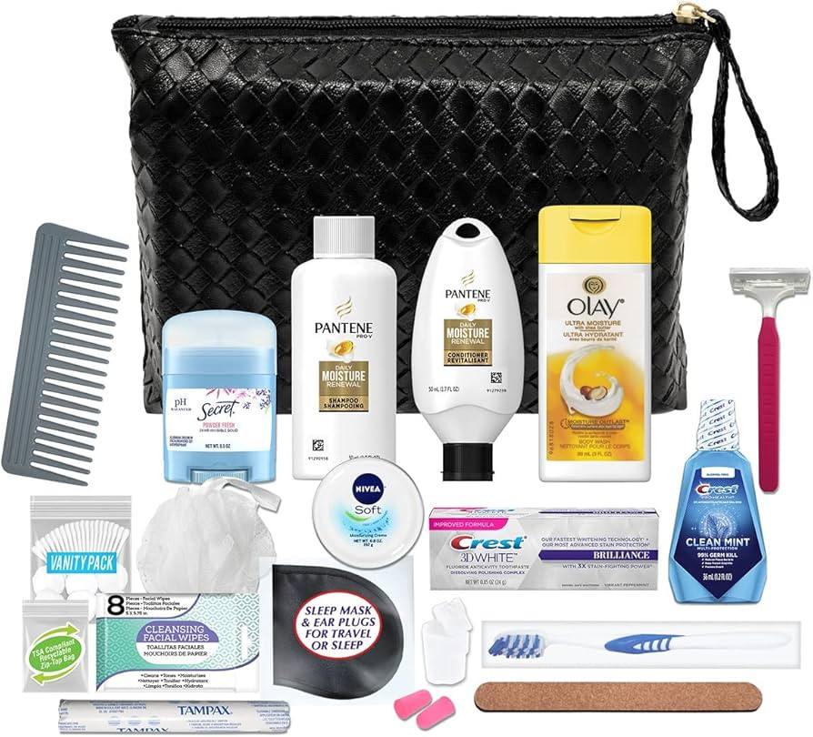 Convenience Kits International Women’s Premium 20-Piece Kit with Travel Size TSA Compliant Esse... | Amazon (US)