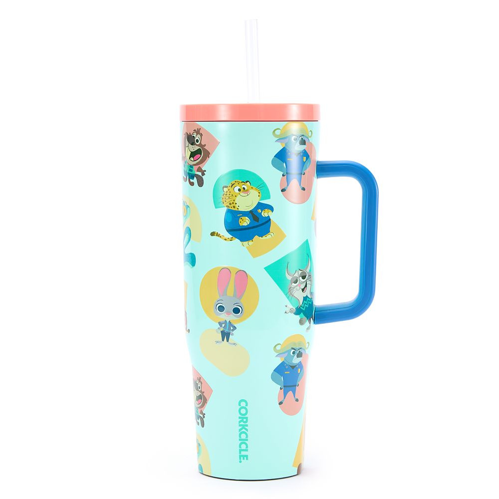Zootopia 2 40 oz. Stainless Steel Cruiser Cup with Straw by Corkcicle | Disney Store