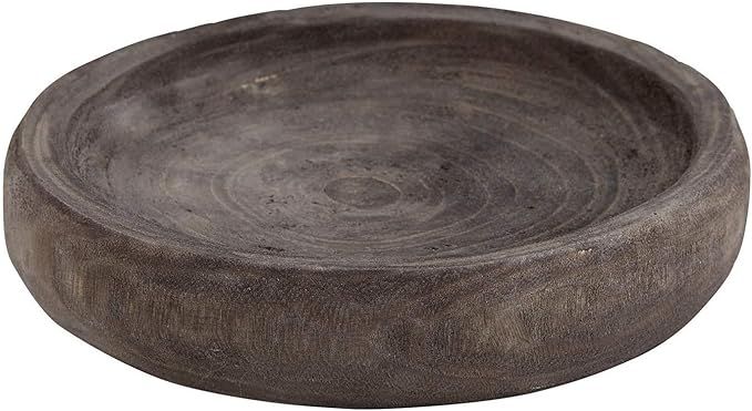 Creative Brands Pure Design Collection Paulownia Wood Bowl, Small, Charcoal | Amazon (US)
