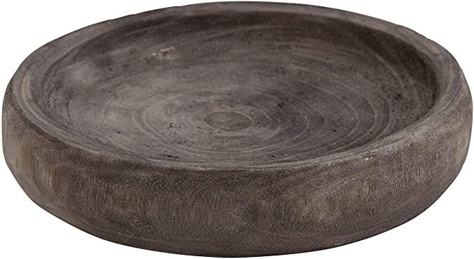 Creative Brands Pure Design Collection Paulownia Wood Bowl, Small, Charcoal | Amazon (US)