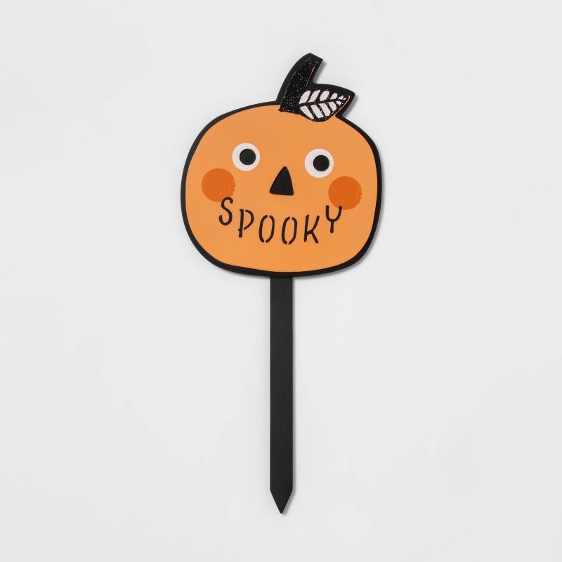 Spooky Pumpkin Halloween Decorative Yard Stake - Hyde & EEK! Boutique™ | Target