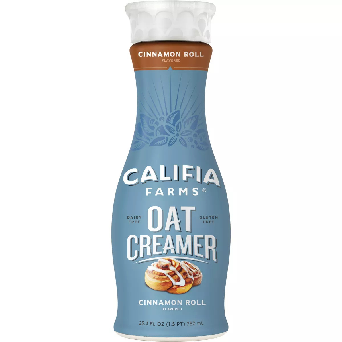 Califia Farms Cinnamon Roll Oat Milk Coffee Creamer - 25.4 fl oz | Target