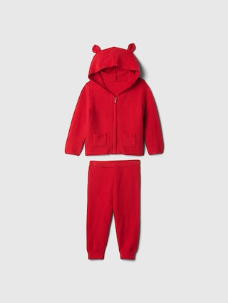 Baby CashSoft Bear Hoodie Outfit Set | Gap (US)