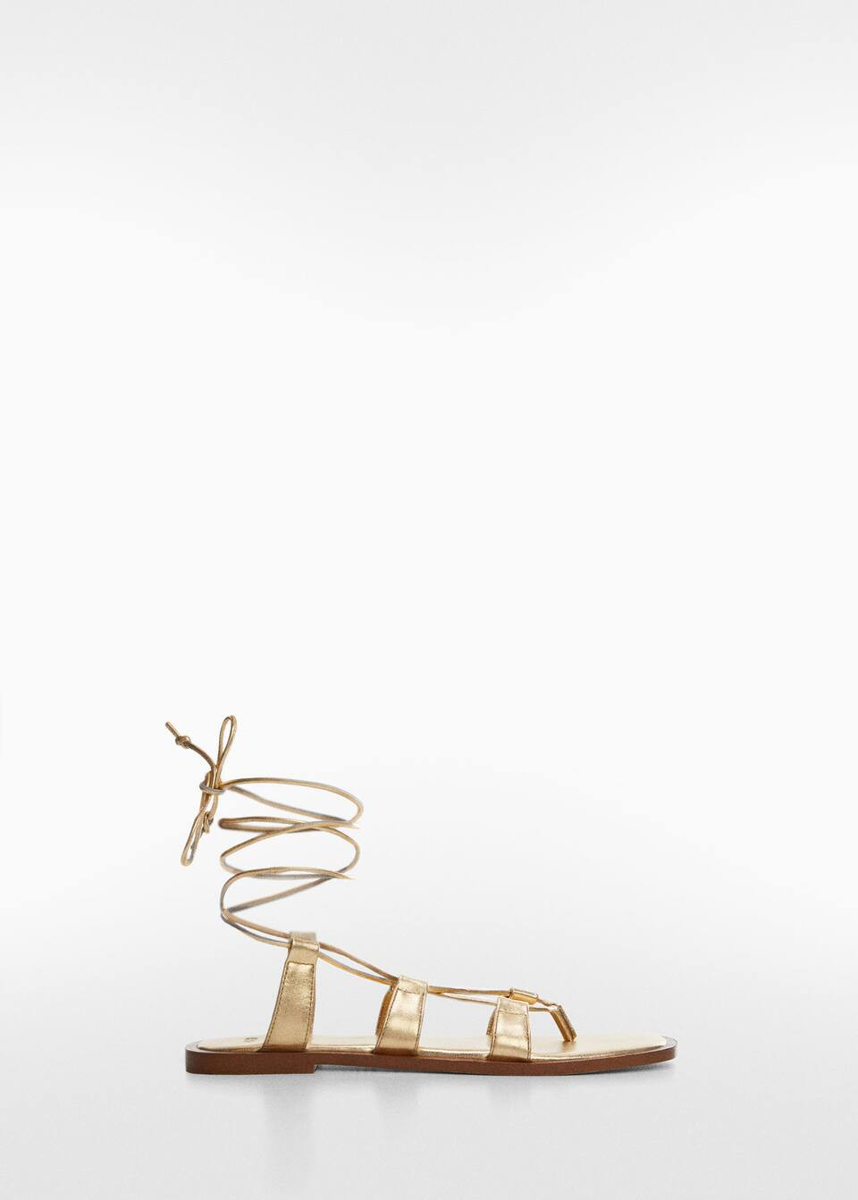 Sandali fasce metallizzate | Mango IT