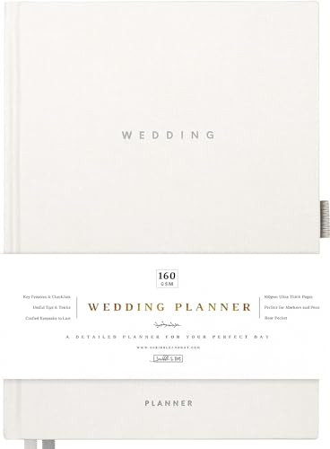 Award Winning Scribble & Dot® Wedding Planner Book and Organizer for the Bride | Tissue Wrapped in a Gift Box | Cushioned Cover & Thick Pages | This Elegantly Designed Planner Allows you to Plan Every Detail | Amazon (US)