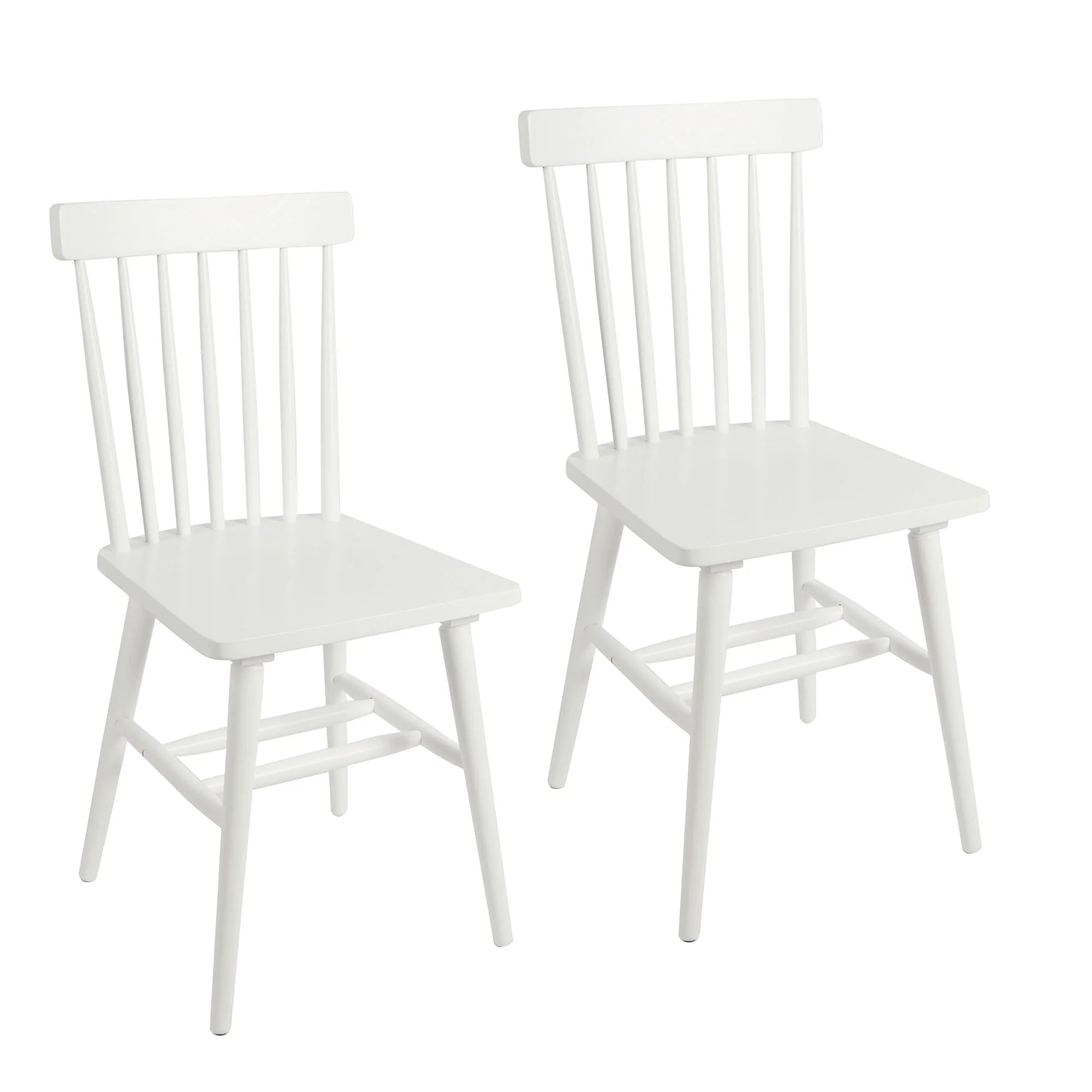 Better Homes & Gardens 2 Pack Gerald White Wood Dining Chairs | Walmart (US)