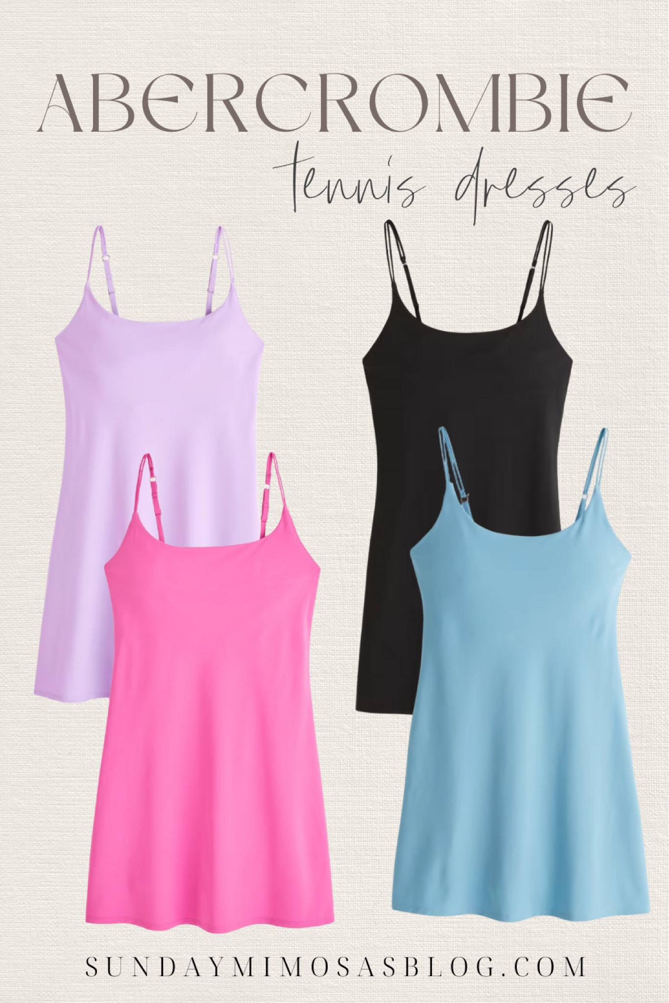 The best tennis dress! I love Abercrombie tennis dresses. I wear an XS. They come in so many fun colors!

Abercrombie tennis dress, pink tennis dress, black tennis dress, traveler dress, activewear dress, Abercrombie traveler dress, pickleball outfit, pickle ball outfit, what to wear to play pickle ball #travelerdress #lavendertennisdress #purpletennisdress #activeweardress #pickleballoutfit

#LTKFind #LTKSeasonal #LTKfit