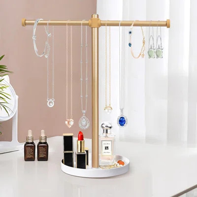 Glod Metal Necklace Organizer For Home Decor | Wayfair North America