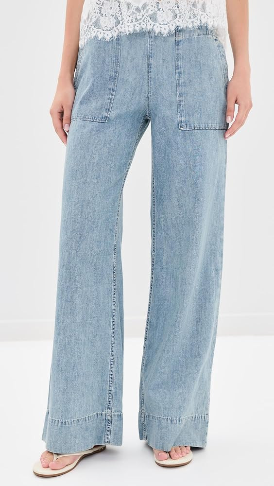 Free People Women's Breezy Denim Pull On Jeans | Amazon (US)