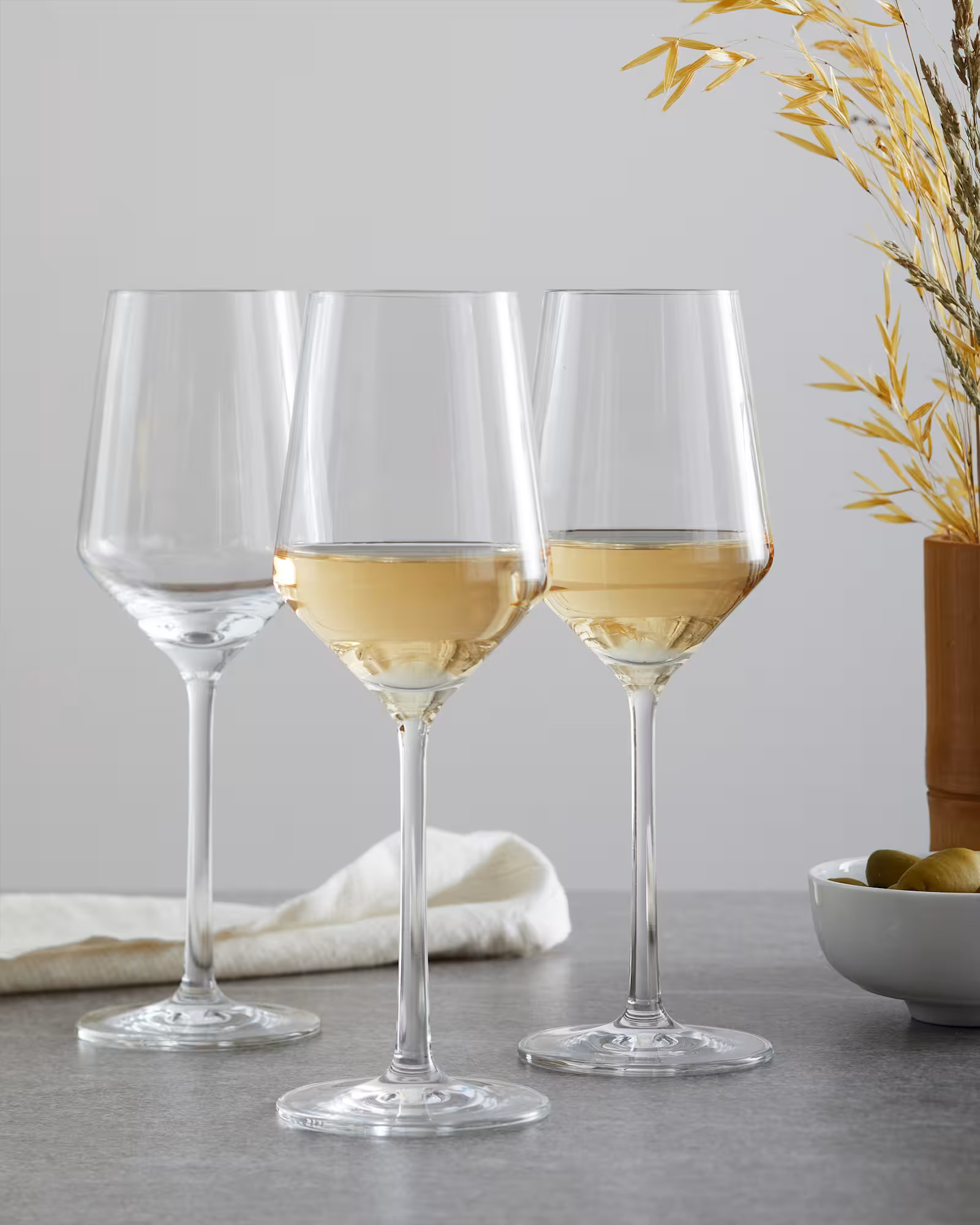 Pure White Wine Glass (Set of 6) in No Color | Quince