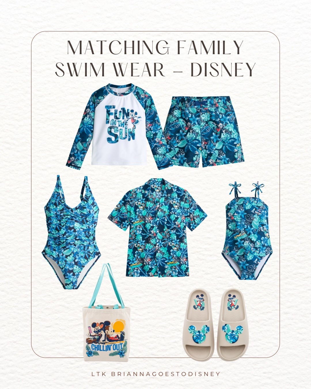 Swimwear for the whole family from Disney! 🌊🐭

Mickey Mouse and friends summer fun swim trunks for adults | Mickey and Minnie mouse summer fun swimsuit for women | Mickey Mouse, Summer, fun rash guard for adults by spirit jersey | Mickey Mouse slides for adults | blue | tropical | matching sets | mommy and me | summer fun woven shirt for men | Disney Hawaiian shirt | summer fun beach towel | Mickey and Minnie mouse summer fun canvas tote | rash guard for kids 

#LTKKids #LTKMens #LTKFamily