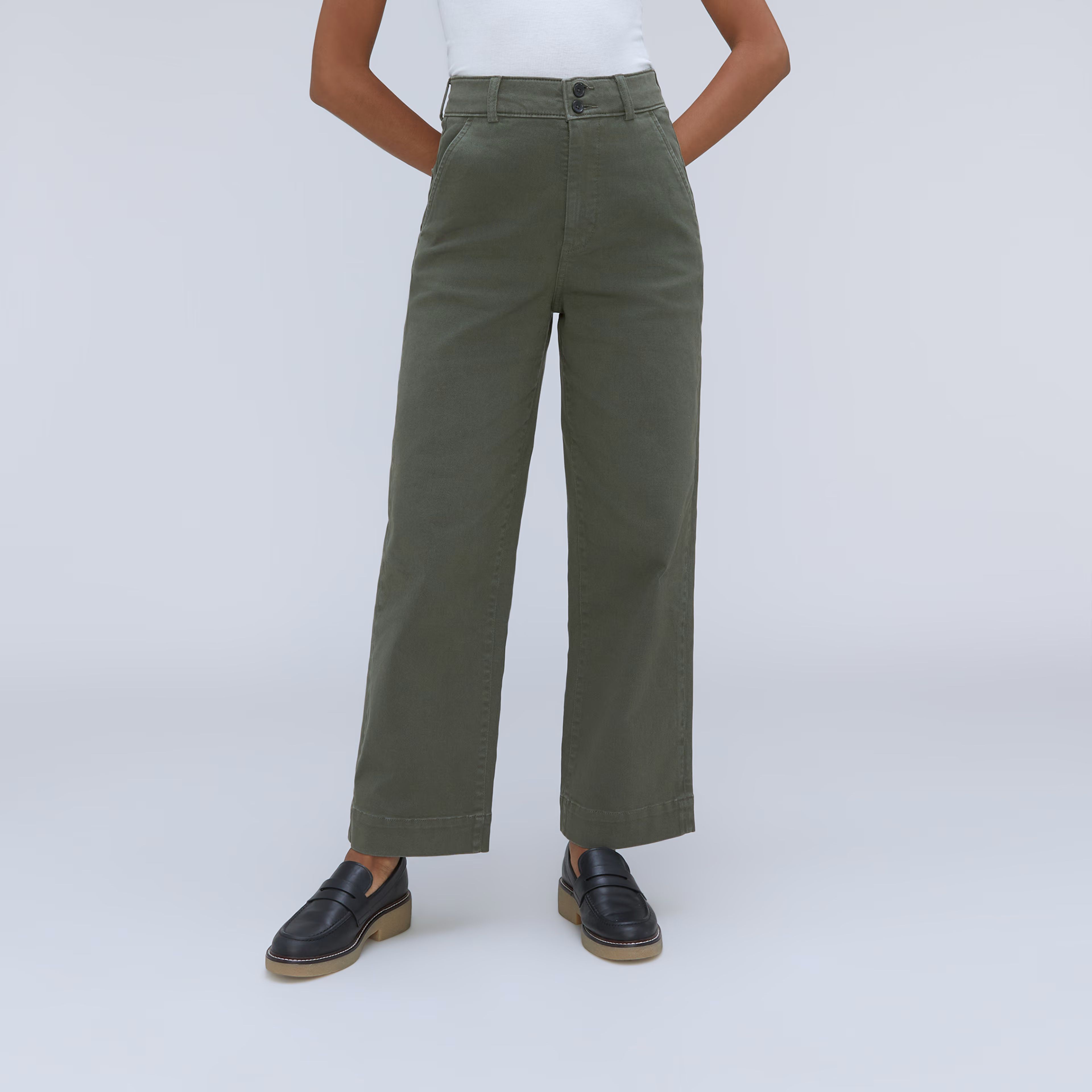 The Organic Wide-Leg Pant | Everlane